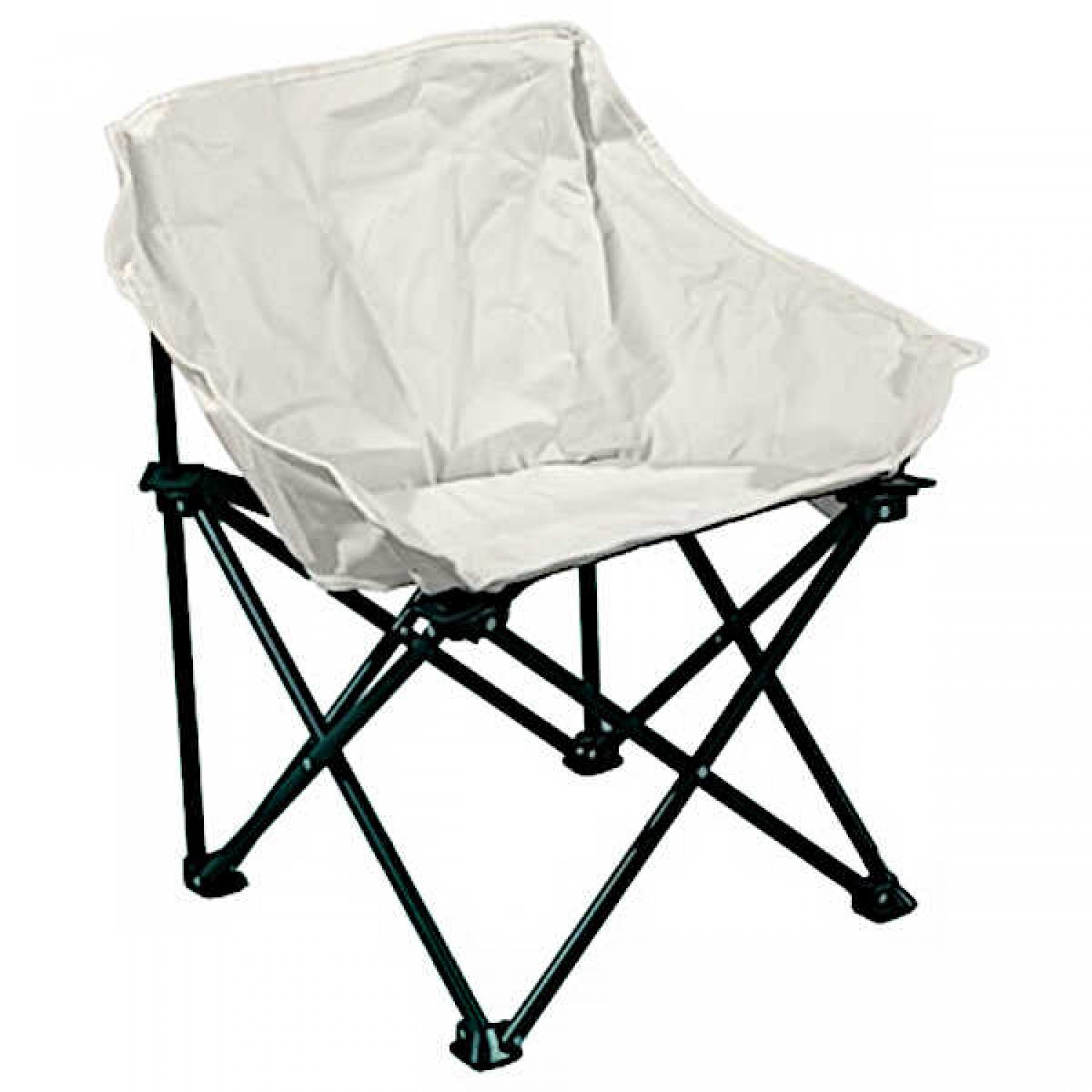 Portable Camping Chair White 58x45x66cm | Camping & Picnic Chairs Portable Camping Chair White 58x45x66cm