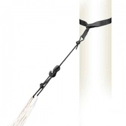 Σετ Ανάρτησης Αιώρας Στρογγυλού Σημείου-Μαύρο LA SIESTA