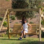 Wooden Garden Swing 3 Seats 3.00x1.85x1.90m