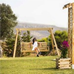 Wooden Garden Swing 3 Seats 3.00x1.85x1.90m