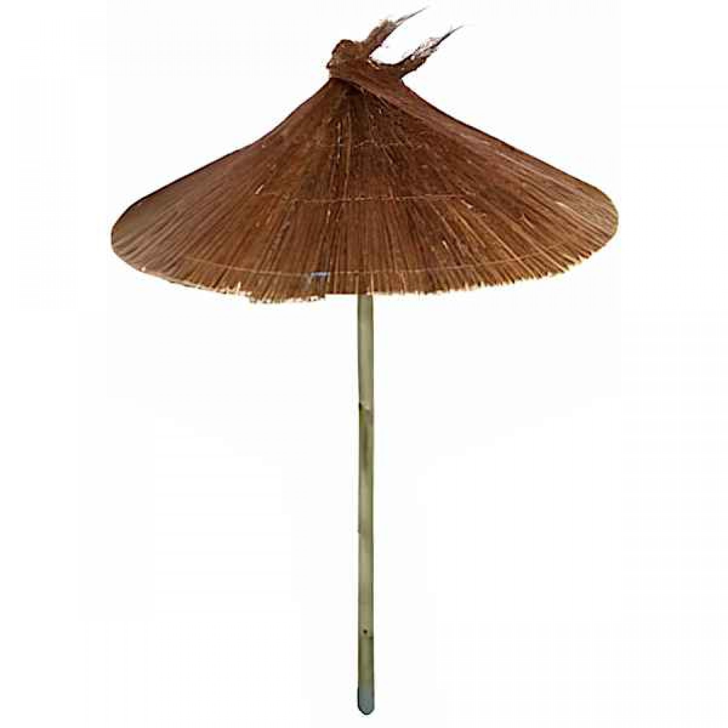 Beach Umbrella CAPRΙ of Natural Hazel Wood Branches D250cm Beach Umbrella CAPRΙ of Natural Hazel Wood Branches D250cm - Beach & Garden Umbrellas