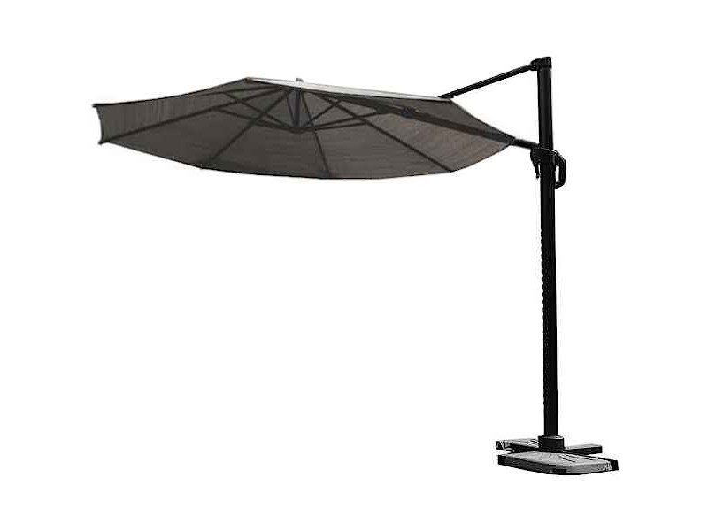 Nesling (PLATINUM) Free-Arm Parasol D3.5m Grey-Coolfit®