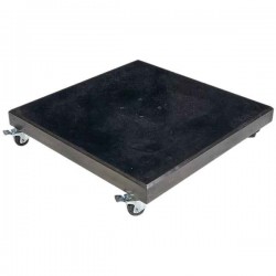 Free-Arm Parasol Wheeled Base 120kg Black by PLATINUM Free-Arm Parasol Base Modena 120kg Black with Wheels-PLATINUM - Overhanging Parasol Wheeled Bases