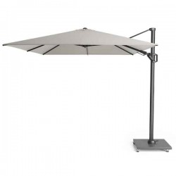 PLATINUM Challenger T2 Free-Arm Parasol 3.5x2.6m Grey PLATINUM Challenger T2 Premium Free-Arm Parasol 3.5x2.6m Grey Color-Rotatable - Sun Protection-Overhanging Parasols