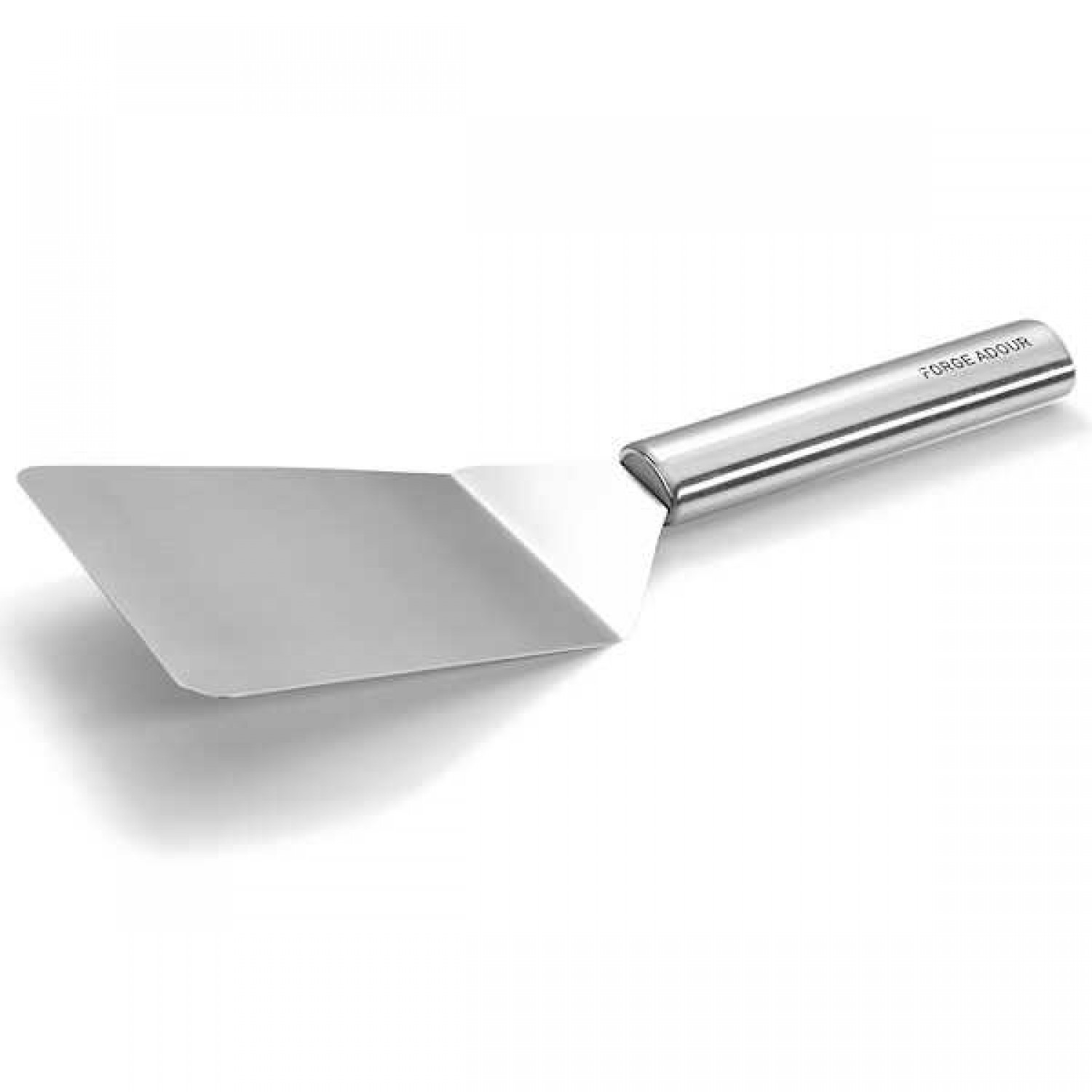 Solid Short Stainless Angled Spatula Forge Adour 