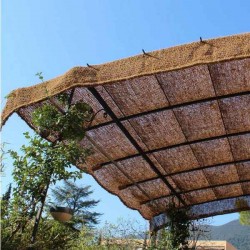 Coconut Square Shade Sail 2x2m Model 1 La Scourtinerie Coconut Square Shade Sail 2x2m Model 1 La Scourtinerie – Organic Shade Sails