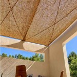 Rectangular Coconut Fiber Shade Sail M2 Premium (2x5m) - Sails Made by 100% Natural Coconut Fibers