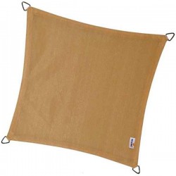 PLATINUM Shade Sail Coolfit Square 3.6x3.6m Sand PLATINUM Shade Sail Coolfit® Square 3.6x3.6m 285gsm Sand (NESLING) - Sun Protection-Square Shade Sails