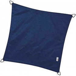 PLATINUM Shade Sail Coolfit Square 3.6x3.6m Navy Blue PLATINUM Shade Sail Coolfit® Square 3.6x3.6m 285gsm Navy Blue (NESLING) - Sun Protection-Shade Sails