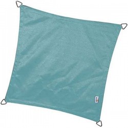 PLATINUM Shade Sail Coolfit Square 3.6x3.6m Ice Blue PLATINUM Shade Sail Coolfit® Square 3.6x3.6m 285gsm Ice Blue (NESLING) - Sun Protection-Shade Sails