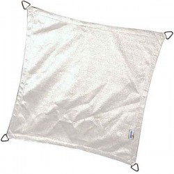 PLATINUM Shade Sail Coolfit Square 3.6x3.6m White PLATINUM Shade Sail Coolfit® Square 3.6x3.6m 285gsm White (NESLING) - Sun Protection-Shade Sails