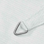 PLATINUM Shade Sail Coolfit® Square 3.6x3.6m 285gsm White (NESLING) - Sun Protection-Shade Sails