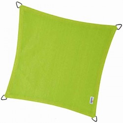 PLATINUM Shade Sail Coolfit Square 3.6x3.6m Lime PLATINUM Shade Sail Coolfit® Square 3.6x3.6m 285gsm Lime (NESLING) - Sun Protection-Square Shade Sails