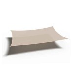 Παραλληλόγραμμο Πανί Σκίασης Premium 280gsm 3x4m-Εκρού - Αναπνέοντα Παραλληλόγραμμα Πανιά για Σκιά
