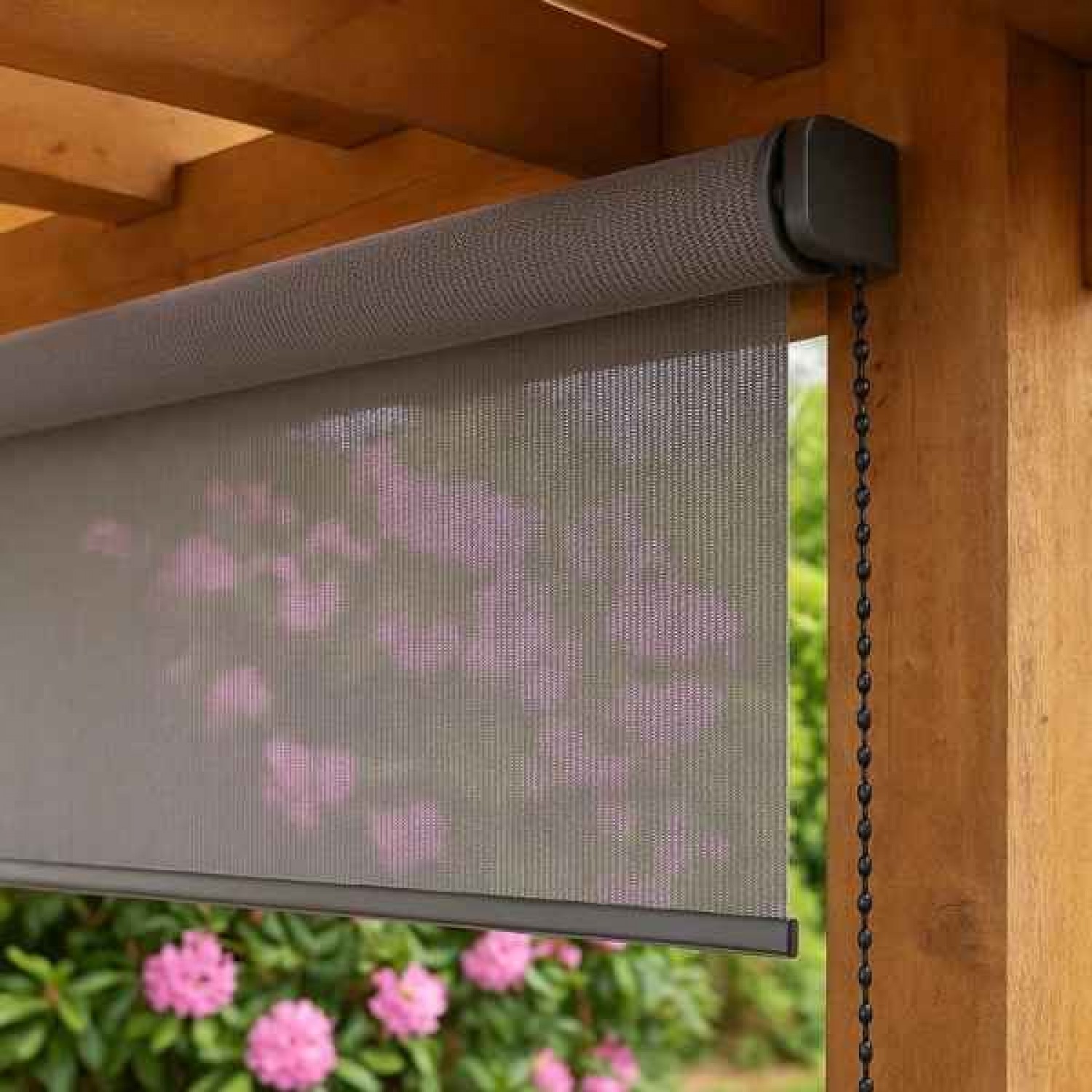 Στόρι Εξωτερικού Χώρου 240x248cm Γκρι 280g/m² Πολυεστέρας - Πολυεστερικά Στόρια Εξωτερικών Χώρων