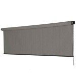 Στόρι Εξωτερικού Χώρου 240x248cm Γκρι 280g/m² Πολυεστέρας - Πολυεστερικά Στόρια Εξωτερικών Χώρων