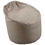 Lounge Pouf Pear Beige D70x50/94cm Waterproof