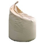 Lounge Pouf Pear Beige D70x50/94cm Waterproof