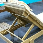 Wooden Sun Lounger 200x69x30(H)cm - Sun Loungers