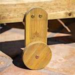 Wooden Sun Lounger 200x69x30(H)cm - Sun Loungers