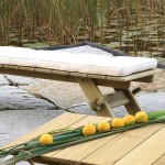 Rustic Wooden Chaise Longue Sunbed 200x65x38cm Impregnated - Preasure Treated Sun Loungers & Chaise Longues