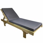 Ξαπλώστρα Ξύλινη Εμποτισμένη 200x68x(Y)32/100cm Βαρέως Τύπου