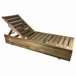 Sun Lounger Wooden Beach-Garden Professional 200x68x32cm - Preasure Treated Sun Loungers