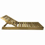 Sun Lounger Wooden Professional 191x68x14cm - Preasure Treated Sun Loungers