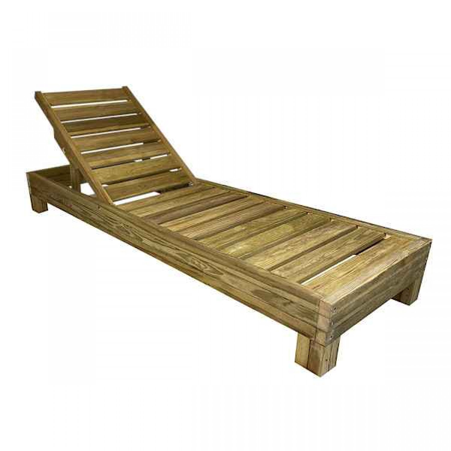 Sun Lounger Wooden Professional 210x68x25cm - Preasure Treated Sun Loungers