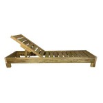 Sun Lounger Wooden Professional 210x68x25cm - Preasure Treated Sun Loungers