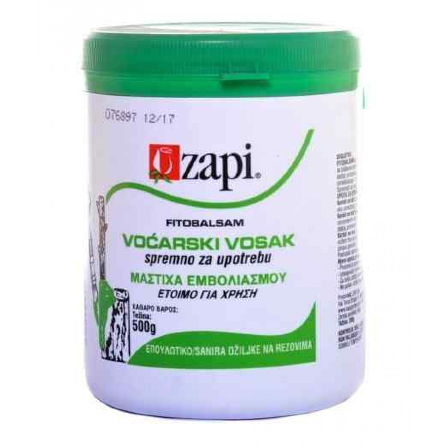 Fitobalsam Zapi 500gr Plant Healing Mastic | Kipogeorgiki