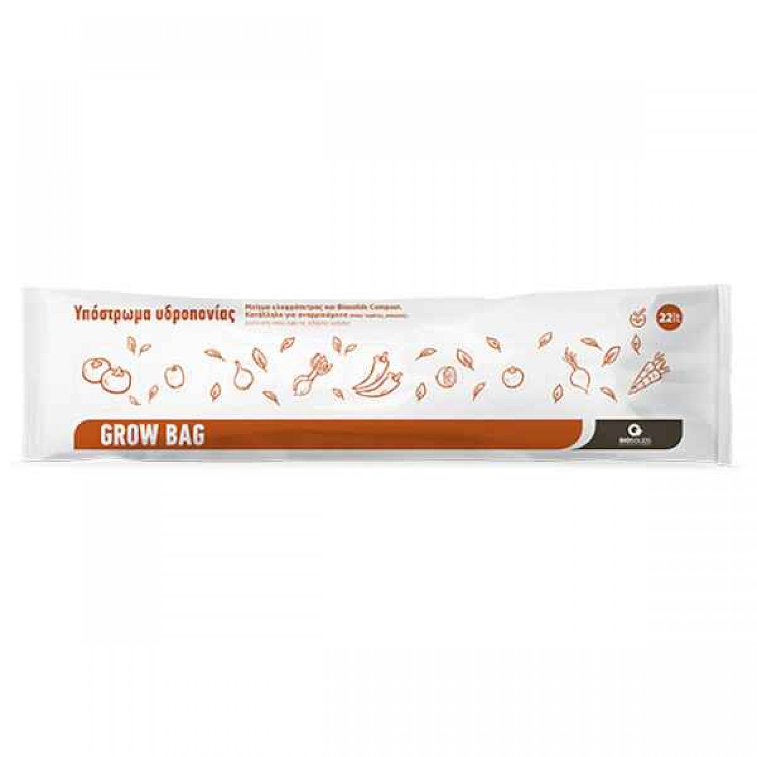 Hydroponics Substrate for Climbing Vegetables Grow Bag 22L BIOSOLIDS - Hydroponic Substrates