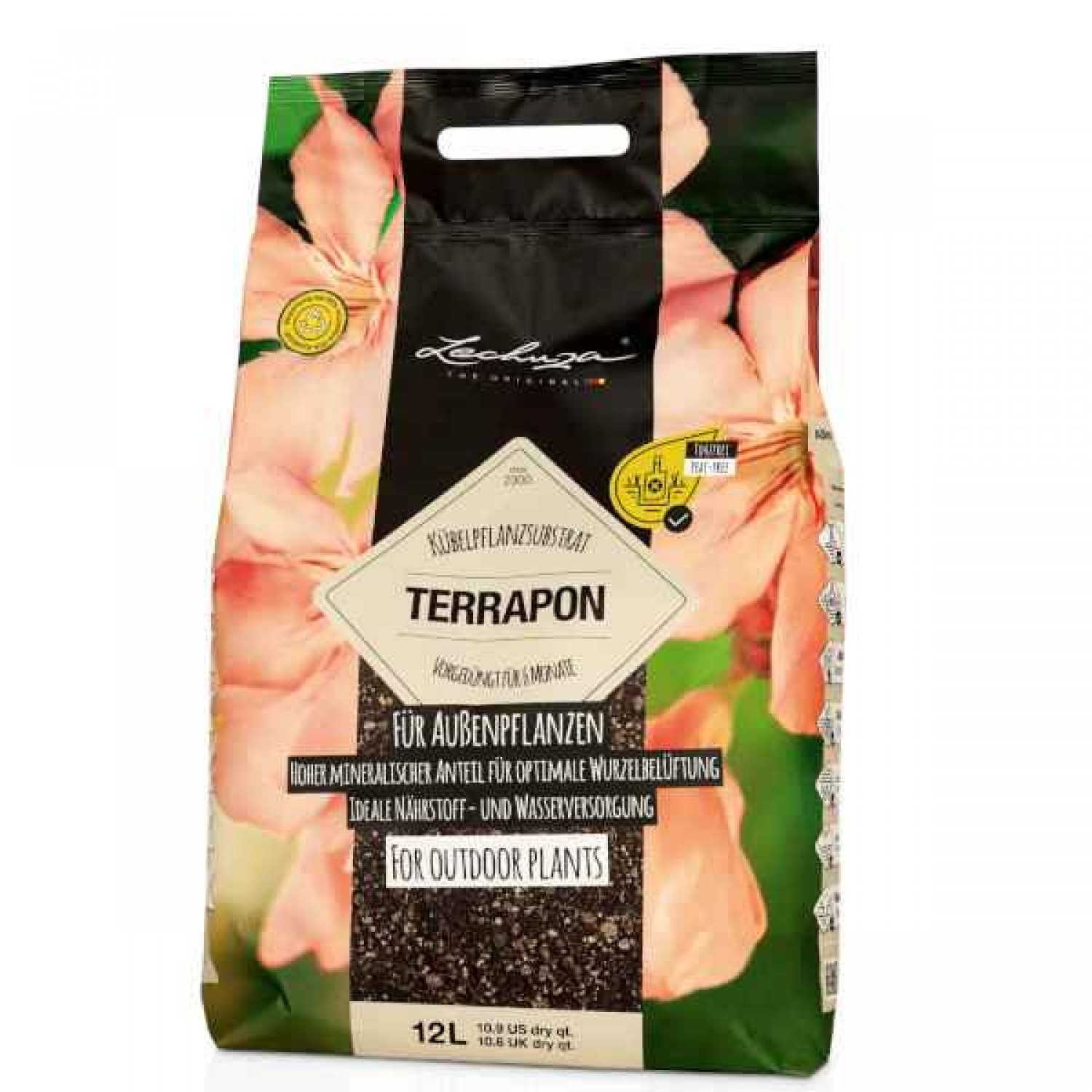 LECHUZA Terrapon Organic Substrate - Special Substrates for Potted & Garden Plants LECHUZA Terrapon Organic Substrate
