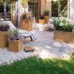 PALO Natural Wood Square Rolling Coaster 28x28cm PALO Natural Wood Square Rolling Coaster 28x28cm LECHUZA - Rolling Coasters for Pots & Planters