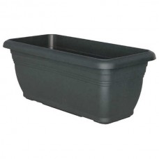 Terracotta Plastic Window-Box Grey 18cmX45cmX21cm No 491