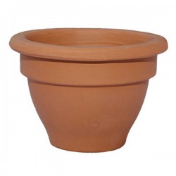 Στρογγυλή Πήλινη Γλάστρα ΚΑΜΠΑΝΑ ΜΙΝΙ Ø14 x (Υ)9,1cm ATTIKA Ceramart - Πήλινες Γλάστρες Πήλινη Γλάστρα ΚΑΜΠΑΝΑ ΜΙΝΙ Ø14 x (Υ)9,1cm ATTIKA Ceramart