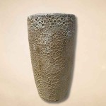 Γυαλωμένη Πήλινη Γλάστρα Μπεζ Δ50x90cm CERAMART - Στρογγυλές Πήλινες Γυαλωμένες Γλάστρες