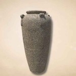 Γυαλωμένη Πήλινη Γλάστρα-Αγγείο Μπεζ Δ58x116cm CERAMART - Στρογγυλές Πήλινες Γυαλωμένες Γλάστρες