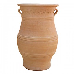 Round Clay Plant Pot MPOGIATZOPITHARO Ø50x(H)90cm Ceramart