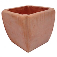 Clay Square Planter FESTOS 29x29x(H)25cm CRETE Ceramart