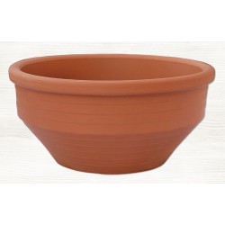 Στρογγυλή Πήλινη Γλάστρα C4 Ø20 x (Υ)10cm ATTIKA Ceramart - Στρογγυλές Πήλινες Γλάστρες Πήλινη Στρογγυλή Γλάστρα C4 Ø20 x (Υ)10cm ATTIKA Ceramart