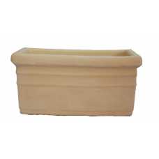 Clay Planters KALLIGRAMI BEIGE (H)26x52x27cm Ceramart