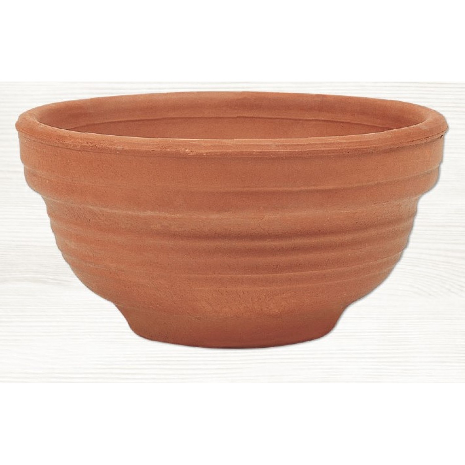 Round Clay Pot LEKANAKI Ø16,5 x (H)8,5cm ATTIKA Ceramart