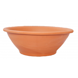 Στρογγυλή Πήλινη Γλάστρα ΛΕΚΑΝΗ ΜΠΟΡΝΤΟ Ø42 x (Υ)15cm ATTIKA Ceramart - Στρογγυλές Πήλινες Γλάστρες Στρογγυλή Πήλινη Γλάστρα ΛΕΚΑΝΗ ΜΠΟΡΝΤΟ Ø42 x (Υ)15cm Ceramart