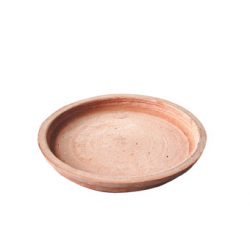 Round Clay Planter SAUCER Νο.35-Ø35x(H)5cm CRETE Ceramart