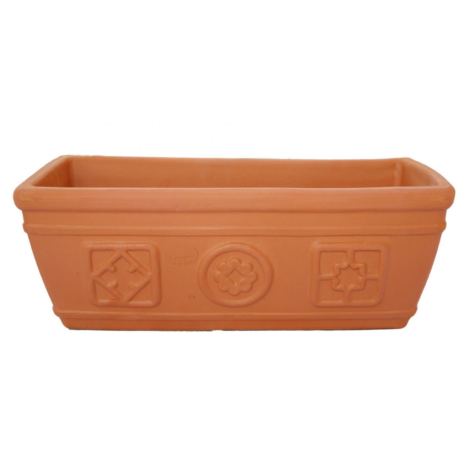 Clay Planter ZARTINIERA REA 48x20x(H)19cm ATTIKA Ceramart