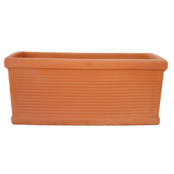 Ζαρντινιέρα Πήλινη ΡΙΓΑ 105x41x(Υ)42cm ATTIKA Ceramart