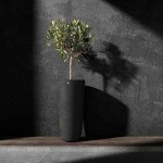 Cosapots LOFTO 50 Tall Planter-Vase D50x110cm Handcrafted Fiberglass - Plastic Pots-Cachepot, Planters & Containers