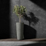 Cosapots LOFTO 50 Tall Planter-Vase D50x110cm Handcrafted Fiberglass - Plastic Pots-Cachepot, Planters & Containers