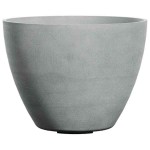 Cosapots LUPO 62 Round Planter D62x48cm Handcrafted Fiberglass - Plastic Pots-Cachepot, Planters & Containers